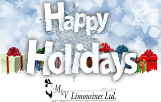 Happy Holidays from M&V Limousine Service