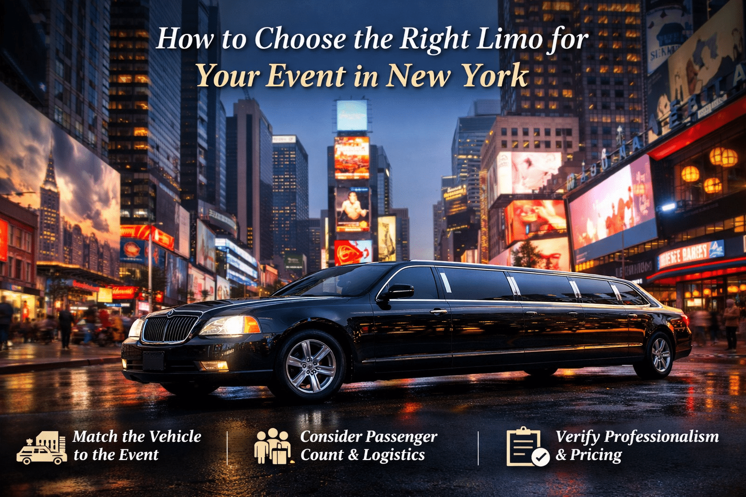 Right Limo for Your Event in New York