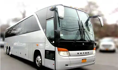 Luxury coach bus